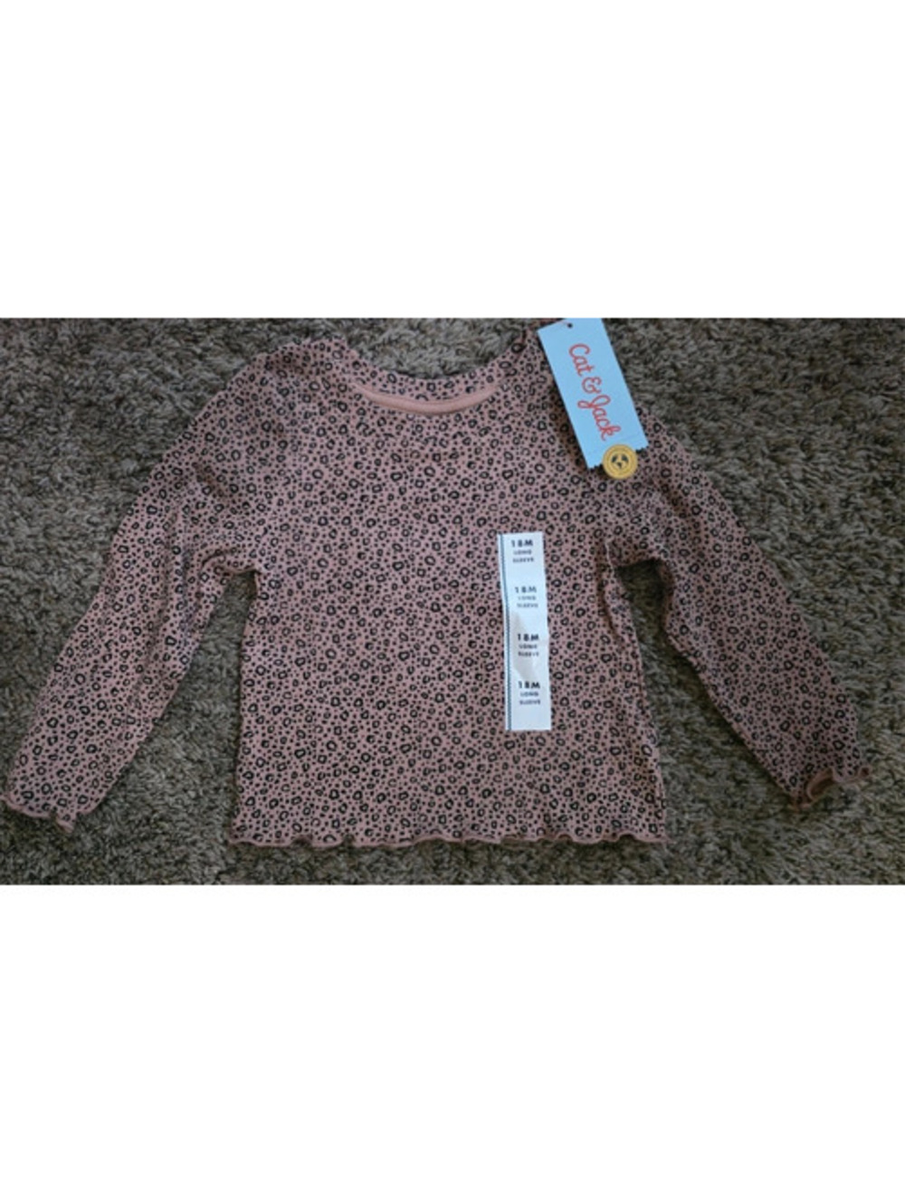 Girls Cheetah print shirt